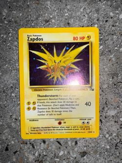 Pokemon TCG Cards Zapdos 15/62 Fossil Alternate (Cosmos) Holo Rare EXC - Image 4