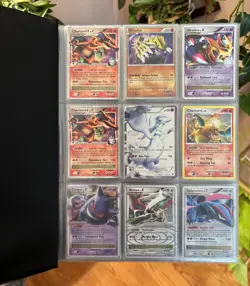 Vintage Pokemon Card Binder Collection Lot Groudon Gengar Charizards LvX - Image 1