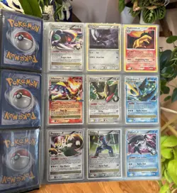 Vintage Pokemon Card Binder Collection Lot Groudon Gengar Charizards LvX - Image 2