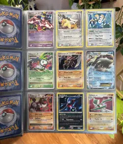 Vintage Pokemon Card Binder Collection Lot Groudon Gengar Charizards LvX - Image 3