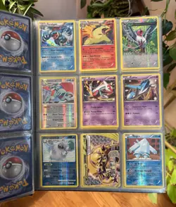 Vintage Pokemon Card Binder Collection Lot Groudon Gengar Charizards LvX - Image 5