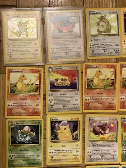 Pokemon Cards Base Set Lot + Some From Later Sets-Childhood Collection-288 Cards - Image 3