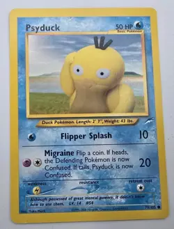 Pokemon TCG Psyduck Neo Destiny Vintage Card 79/105 - Image 2