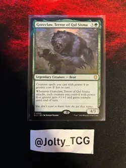 Goreclaw, Terror of Qal Sisma Commander: Bloomburrow Regular - Image 1