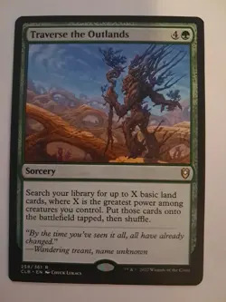 Traverse the Outlands NM Baldurs Gate MTG Magic the Gathering - Image 1