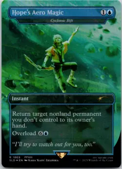 Hope's Aero Magic - Cyclonic Rift (Rainbow Foil) 1869 SLD NM FOIL MTG - Image 1