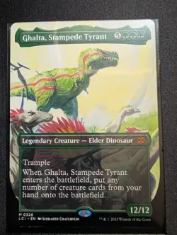 Magic The Gathering - Ghalta, Stampede Tyrant (Borderless) - LCI #326 - Image 1