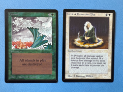 MTG Beta Edition, Tsunami and COP Blue! 1993 Vintage Magic! - Image 1