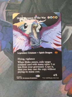 Shiko, Paragon of the Way - Borderless | 7% Off 2+ | Dragonstorm | NM | MTG - Image 1