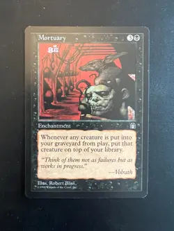 Mortuary NM Stronghold STH Magic the Gathering MTG - Image 1