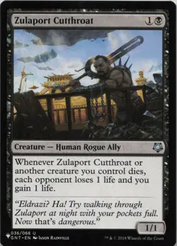 Zulaport Cutthroat U The List Reprints 036/068 - Image 1