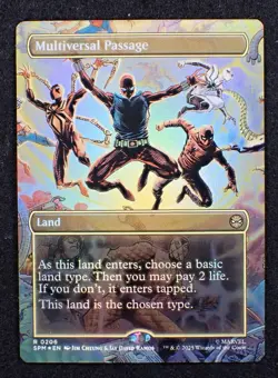MTG Marvel Spider-Man, Multiversal Passage - Borderless Foil - Image 1