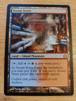 Steam Vents - 247/274 (Return to Ravnica) - Near Mint NM - Rare - Image 1
