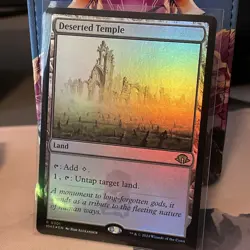 MTG Magic the Gathering Deserted Temple (301) Modern Horizons 3 NM FOIL - Image 1