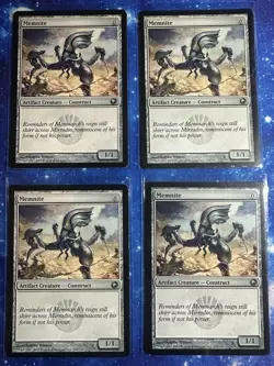 MTG Lot - 4x Memnite - Scars of Mirrodin SOM English MP-NM - Image 1