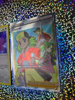 Pokemon TCG: Detective Pikachu Rare Holo 17/18 Ditto; Full Art 200/203 Copycat - Image 3