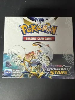 Pokemon TCG Sword & Shield Brilliant Stars Booster Box Sealed - Image 1