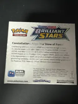 Pokemon TCG Sword & Shield Brilliant Stars Booster Box Sealed - Image 3