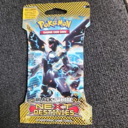 Rare Pokemon Sleeved Sealed Booster Pack NEXT DESTINIES B&W - Image 3