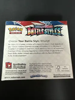 Pokemon TCG Sword & Shield Battle Styles Booster Box Sealed - Image 4