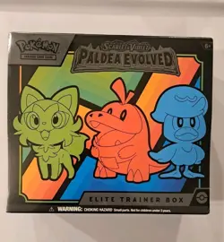 Nintendo Pokemon TCG Scarlet & Violet - Paldea Evolved Elite Trainer Box - 9 Pks 820650853661 - Image 1