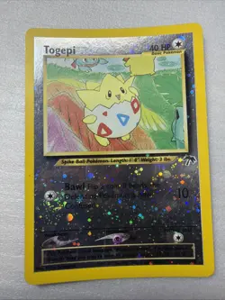 Pokemon Togepi Reverse Holo LP Southern Islands 4/18 - Image 1