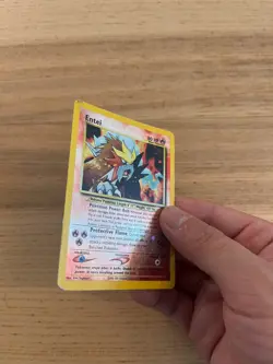 Pokemon TCG - Vintage WOTC - Entei 34 - Black Star Promo - Reverse Holo - MP/HP - Image 3