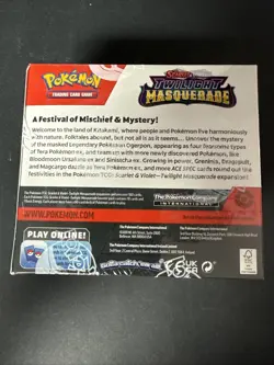 Pokemon TCG Scarlet & Violet Twilight Masquerade Booster Box Sealed - Image 3