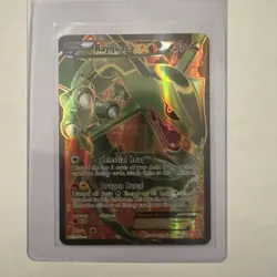 Rayquaza EX 123/124 Black & White Dragons Exalted Pokemon - Image 1