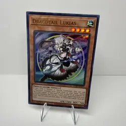 Yu-Gi-Oh Justice Hunters Dracotail Lukias JUSH-EN001 Ultra Rare 1st Edition - Image 1