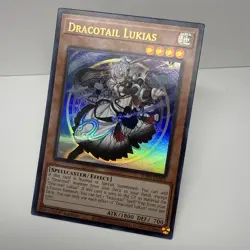 Yu-Gi-Oh Justice Hunters Dracotail Lukias JUSH-EN001 Ultra Rare 1st Edition - Image 3