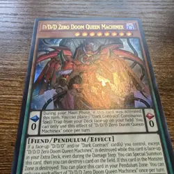 D/D/D Zero Doom Queen Machinex DOOD-EN003 Ultra Rare Yugioh! Card 1st Edition NM - Image 3
