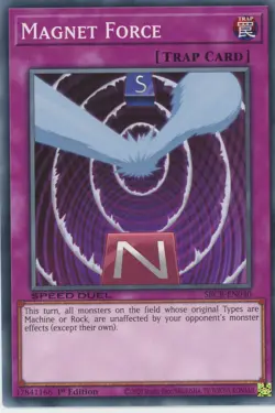 Yugioh Magnet Force SBCB-EN040 Speed Duel Common NM x3 Play Set - Image 1