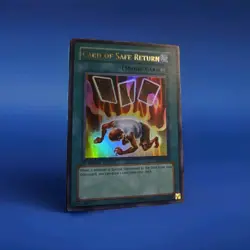 Yu-Gi-Oh! Labyrinth of Nightmare 1st Edition Card LON-029 Card Of Safe Return - Image 1