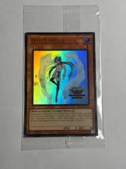 YUGIOH SEALED Effect Veiler 25YC-EN002 WCQ Top 16 Promo Ultra Rare - Image 1