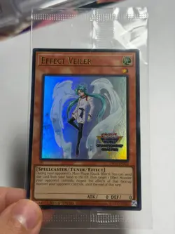 YUGIOH SEALED Effect Veiler 25YC-EN002 WCQ Top 16 Promo Ultra Rare - Image 3