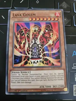 Lava Golem Yu-Gi-Oh! SDSH-EN013 1st Common - Image 1