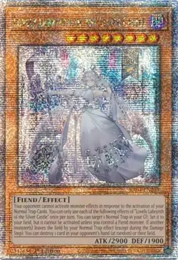 Yugioh! LP Lovely Labrynth of the Silver Castle - RA04-EN295 - Quarter Century S - Image 1