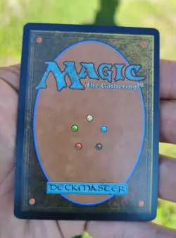 Hand Painted Altered Art Mtg Plains Land Card - Soldier - Image 3