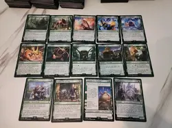 MTG Final Fantasy Complete Common Base Set With Named Lands 90 Cards Pack Fresh - Image 5