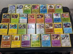 30 Pokemon Cards Lot WOTC VTG ALL RARE HOLO Seismitoad Luxray Mothim Zarude - Image 1