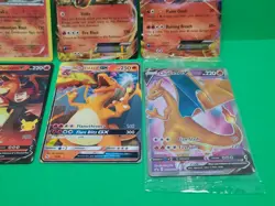 Pokemon TCG Charizard Mixed Lot V, EX, GX, Radiant 8 Card Lot NM-MINT Gradable - Image 4