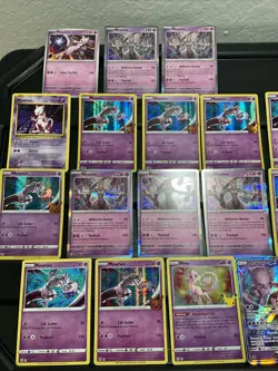 (26) Mewtwo Mew CARDS LOT VTG HOLO STAMP VTG Reverse Gx Ex V XY - Image 2