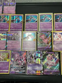 (26) Mewtwo Mew CARDS LOT VTG HOLO STAMP VTG Reverse Gx Ex V XY - Image 3