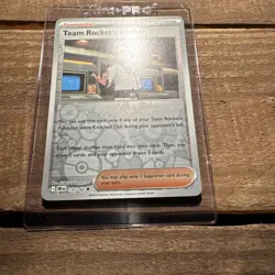 170/182 TEAM ROCKET'S ARCHER REVERSE HOLO DESTINED RIVALS POKEMON CARD - Image 2