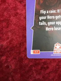 BO JACKSON BATTLE ARENA CARD ~ "HEADS I WIN, TAILS YOU LOSE ~ 1 COST ~ #PL=37 - Image 5