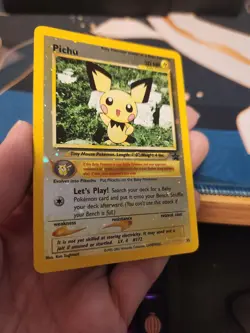 Pichu 35/53 Black Star Promo Reverse Holo Pokemon Trading Card Game - Image 2
