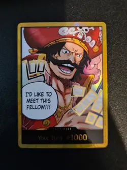 One Piece Card Game Don!! Gol D. Roger Gold Carrying on his Will ENGLISH - Image 1