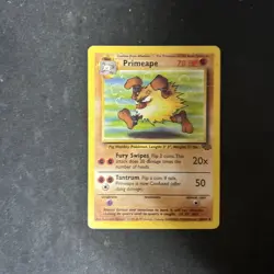 Primeape 43/64 1999 Pokemon Jungle Set Uncommon Pokemon Card - Image 1