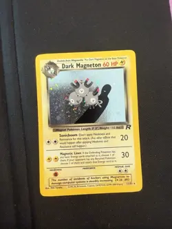 Pokemon Dark Magneton TCG Holo Rare Card 11/82 - Image 1